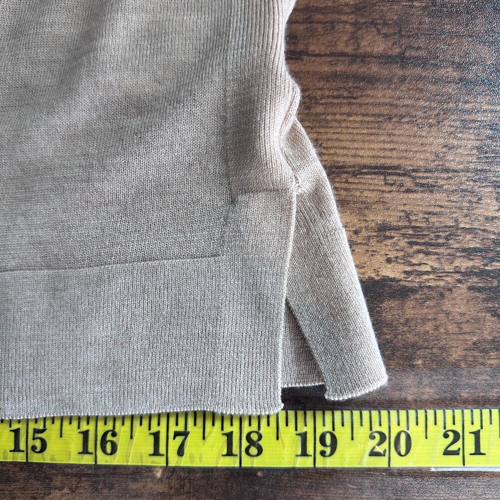 Banana Republic 100 Extra Fine Merino Wool Open Cardigan M Preppy Minimalist EUC - Picture 6 of 9